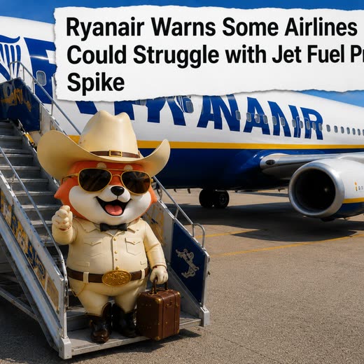 Ryanair jet fuel price headline